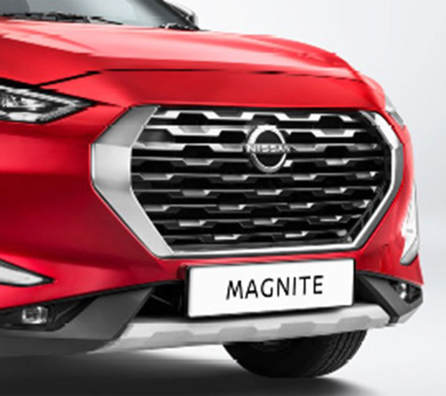 Dominating Front Grille