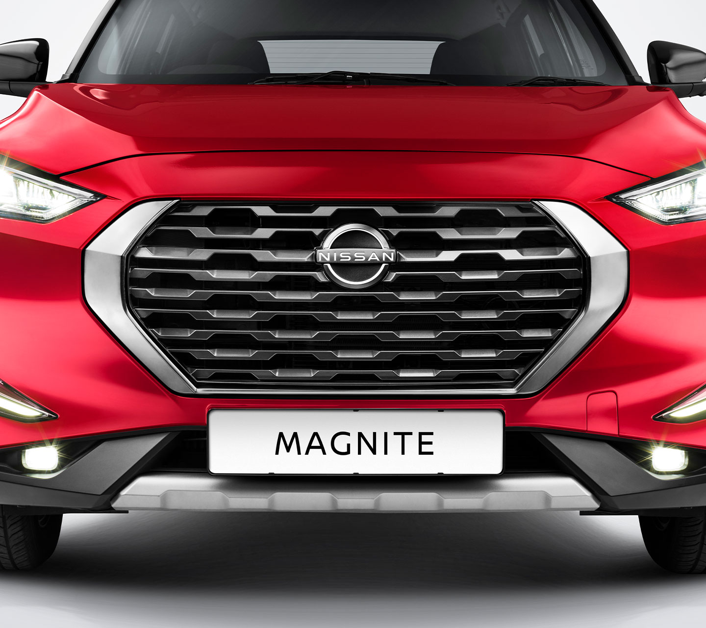 Dominating Front Grille