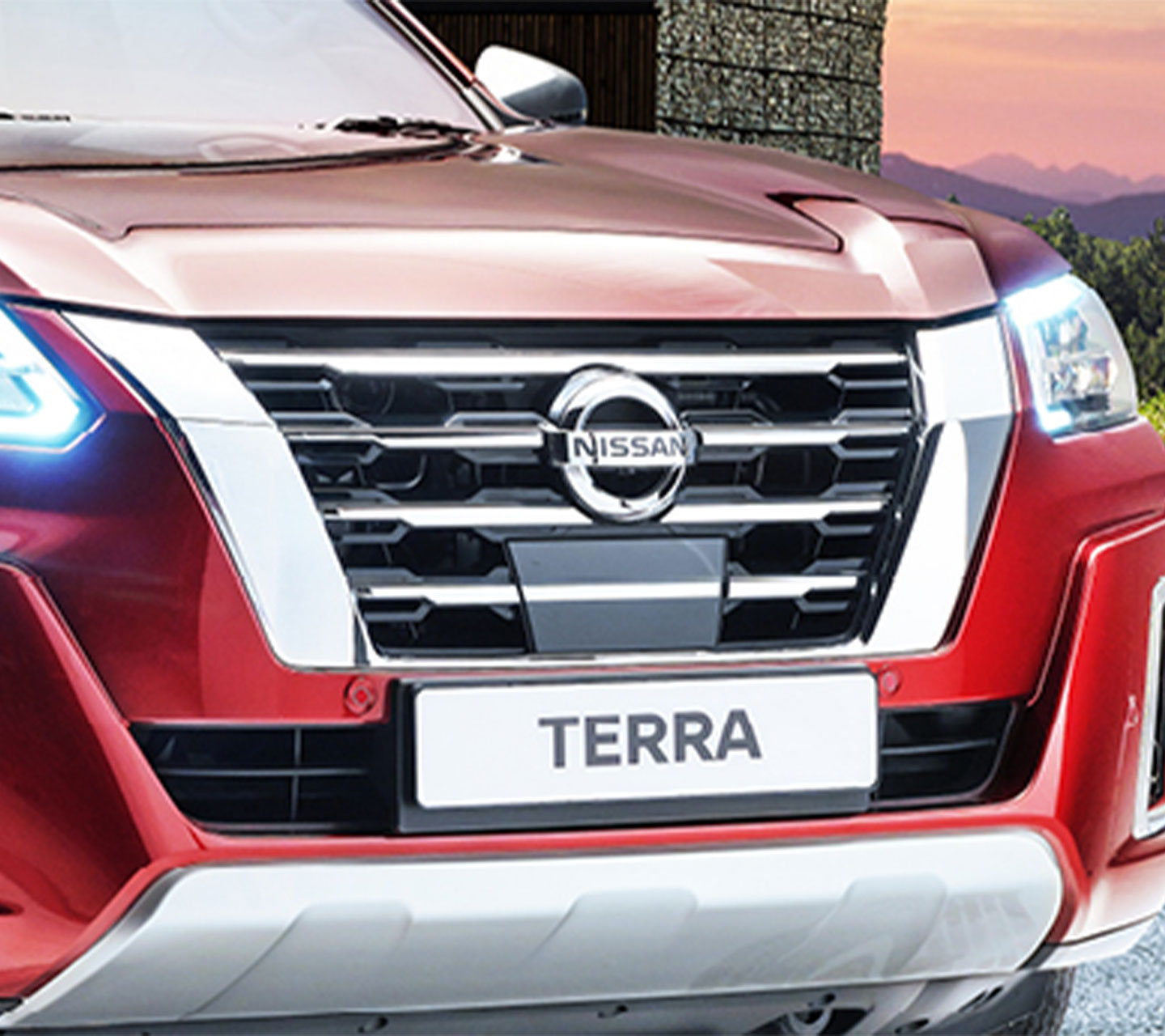 Dominating Front Grille