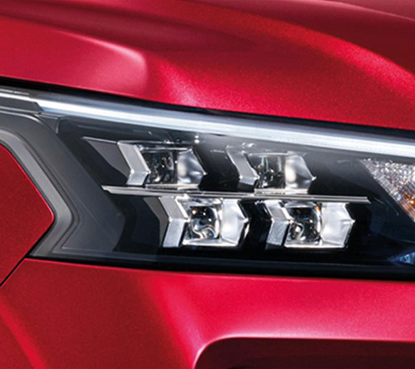 Dominating Front Grille